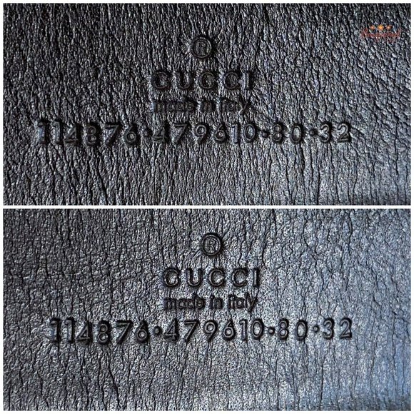 Authentic Gucci Cream Monogram Canvas Leather Interlocking G Buckle Belt 80/32 - Picture 7 of 13